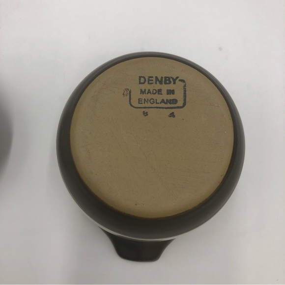 Vintage Denby Russet Covered Casserole Dish / Soup Pot England Approx 5"W X 3"H. - Picture 4 of 6